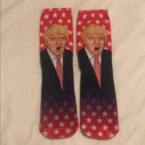 living royal Donald Trump socks